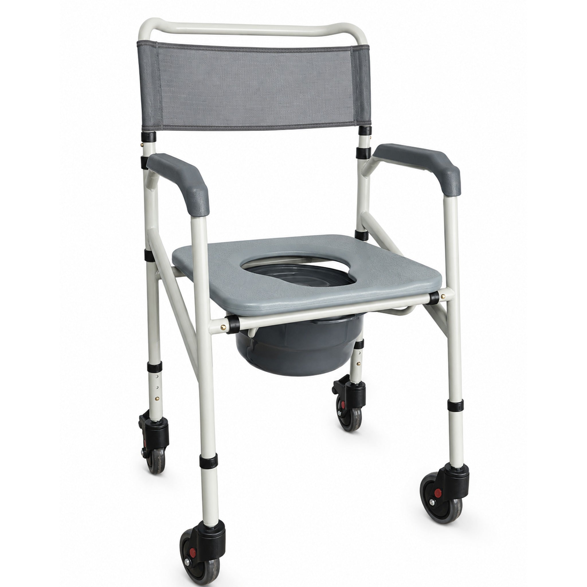 Silla Sanitaria Plegable con Ruedas